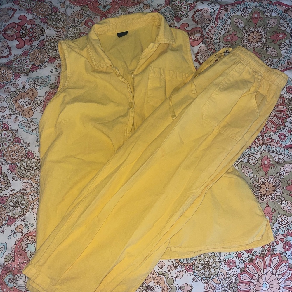 Yellow Matching Set
